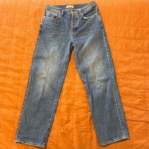 Madewell Low Slung Straight Jeans in 27